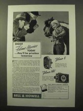 1938 Bell  Howell Filmo 8  Filmo 141 Movie Camera Ad