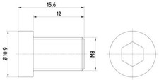 Textar (TPM0009) Schraube, Bremsscheibe für BMW