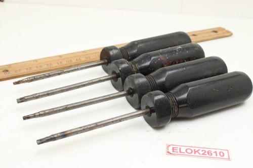 Unbranded Torx Screwdriver 4 Piece Set Hard Black Handle - Picture 5 of 7