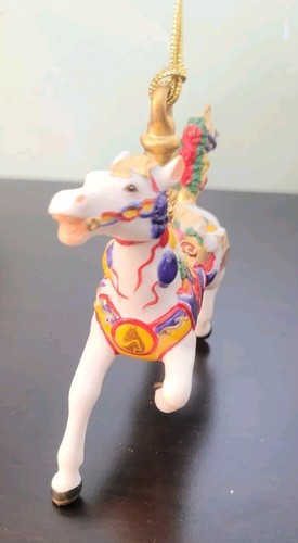 Breyer Carousel Horse Ornament 2000 No. 700500 Breyer's 50th Anniversary Golden - Picture 6 of 7