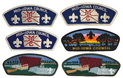 Mid - Iowa Council IA Lot of 6 CSP Bdr (SA397)
