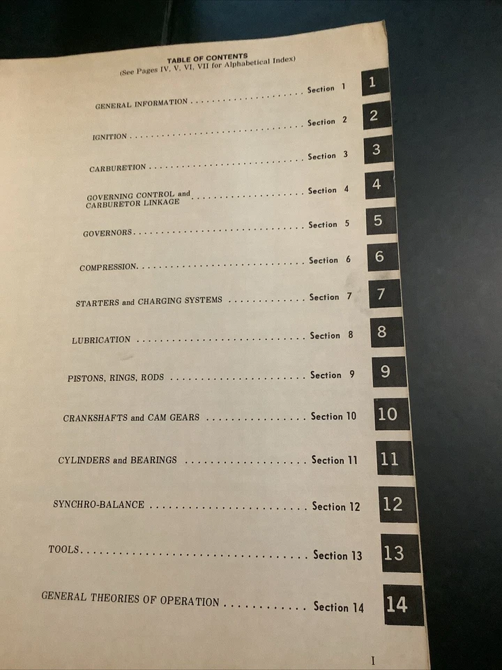 VINTAGE BRIGGS & STRATTON SMALL ENGINE SERVICE REPAIR MANUAL 1984 INSTRUCTIONS - Image 3 of 4