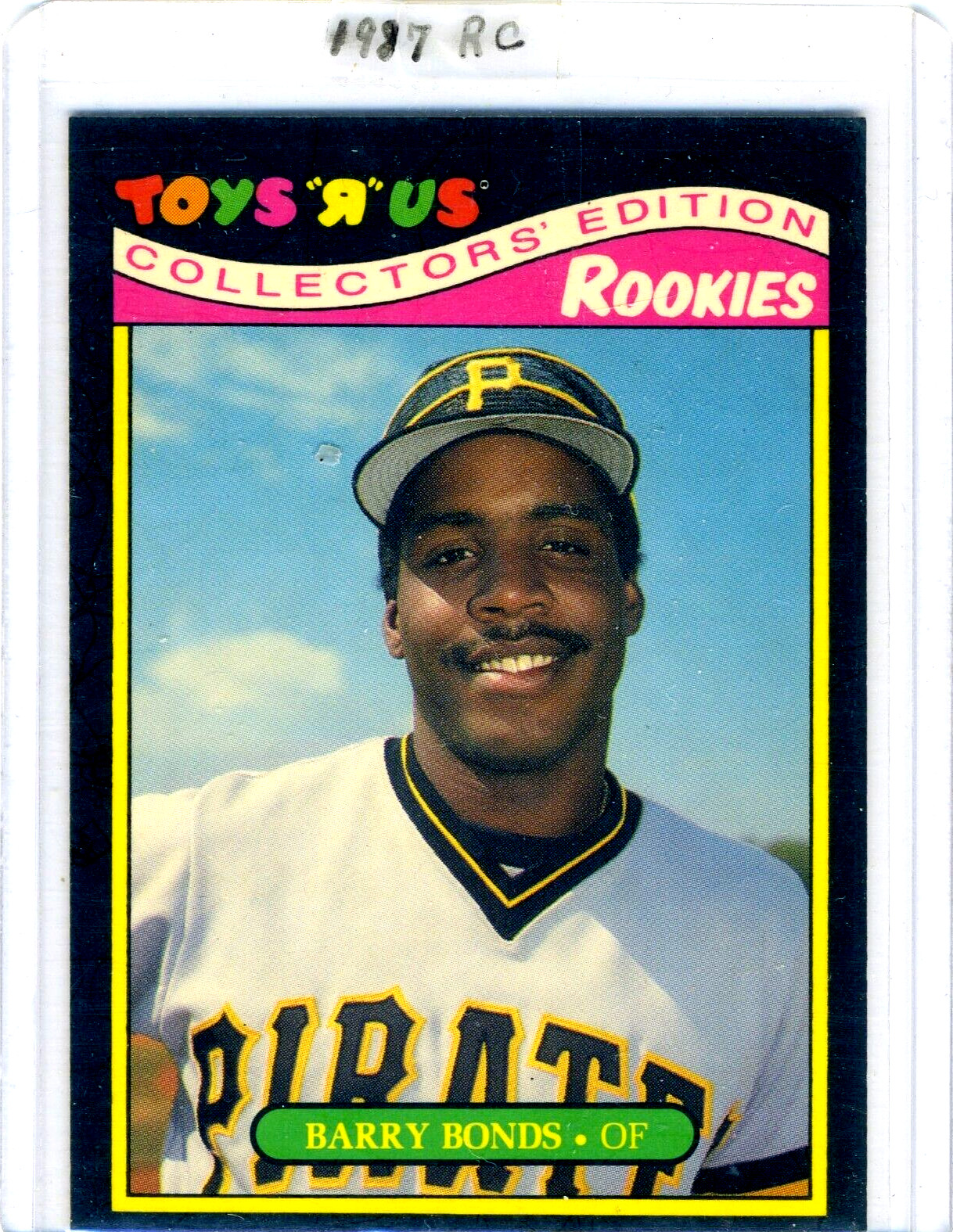 1987 Toys R Us  Barry Bonds  RC Card #4 of 33  in  NM-MT Condition PIRATES