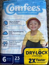 Comfees Baby Baby Diaper Size 6 Over 35 lbs. CMF-6 23 Ct