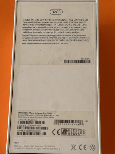 Mint Condition Apple iPhone 6S 32GB Unlocked 4G Smartphone Boxed Plus Extras - Afbeelding 7 van 17