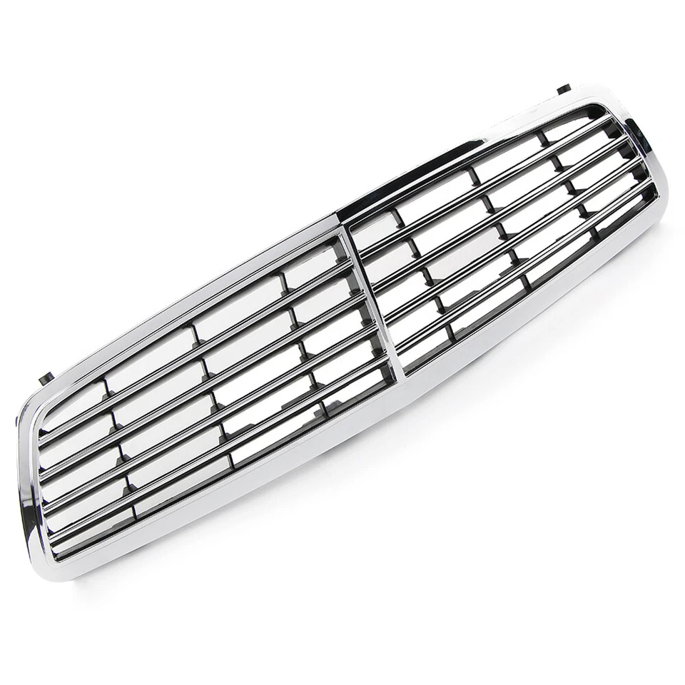 Передняя решетка для Mercedes Benz W203 C-класса C230 C320 C280 хром + глянцевый черный - Изображение 3 из 4