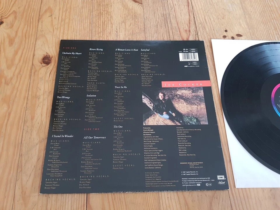 Unchained my heart - Joe Cocker - Vinyle 33t - Photo 2/4