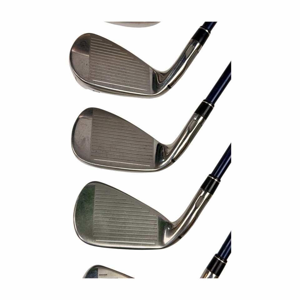TaylorMade SIM MAX OS Iron Set 5-PW AW Graphite Ventus Blue 6R Regular ...