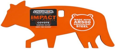 #ad Champion Range and Target Impact Steel Coyote Target for Range and Practice Shoo $30.26