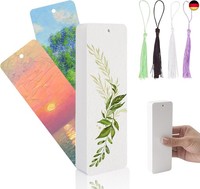 50 StüCk Aquarellpapier Lesezeichen Papier 300G Blanko Diy Lesezeichen Zum