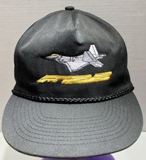 Vtg F-22 Raptor Embroidered Lockheed Martin USAF Baseball Cap/Hat With Rope