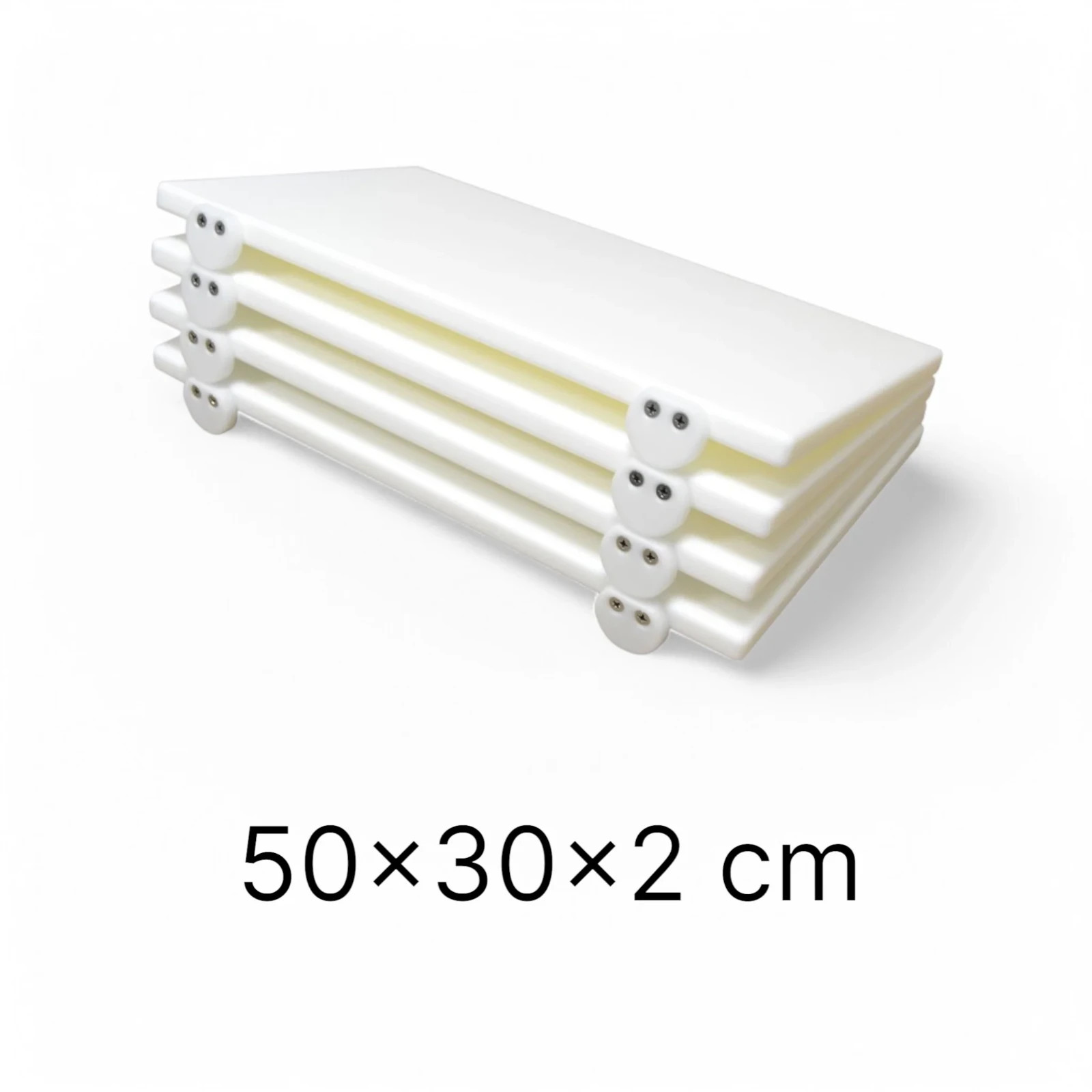 tagliere professionale mis.50x30x2 bianco