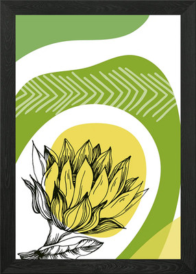 Sonnenblume Kunst Gerahmtes Wandbild Poster Leinwanddruck Bild