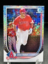 2025 Bowman Chrome #1 Mike Trout Chrome Mega Mojo Angels
