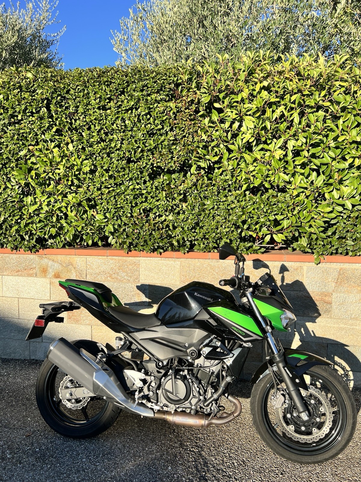 Kawasaki Z400 2024 - 2980km - Come Nuova - Nero/Verde - A2
