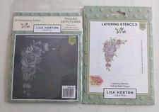 Lisa Horton Trailing Satin Flower 3D Embossin...