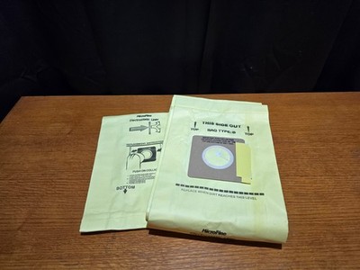 Royal Vacuum Cleaner Bags 9 Count - Type B - Yellow - NEW