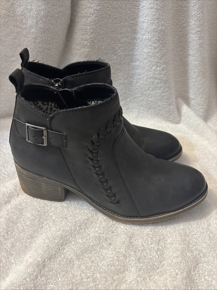 Billabong Women’s Take A Walk Boots Booties Black Size 10 - Image 2 of 4