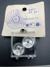 Auto Hobbies 302 Threaded Wheel Set Vintage Slot Car NOS AH Products