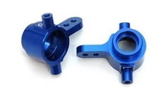 Blue Aluminum Front Steering Knuckles fits Traxxas Slash 4x4 SPTST6837B