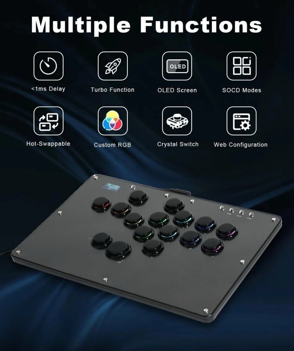 COSMOX HautePad Useries U16 レバーレスアケコン Haute42 COSMOX HautePad Useries U16 U12 | 薄型レバーレス
