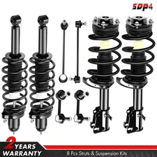 Fits 2008-2014 Dodge Avenger Front & Rear Complete Struts & Sway Bar End Links