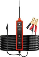 CMTOOL Power Circuit Probe Tester 6V-24V DC Test Light, Automotive Red 