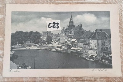 AK PK Emden Am Delft  1940 Feldpost  Conditorei Albert Ouif, Hafen C23