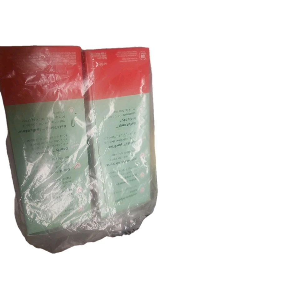 NUK Simply Natural Baby Bottle with SafeTemp, 9 oz, 2. 3 Packs, Clear - Image 3 of 3