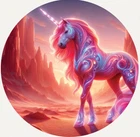 Hayleybug 1/10th oz Canyonlight Maiden Unicorn Silver Round