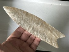 CAST OF THE FINEST PALEO CLOVIS EVER FOUND ~ THE BENNETT YOUNG FLUTED CLOVIS