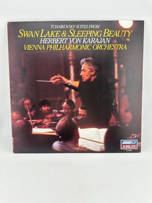 Karajan Tchaikovsky Swan Lake Sleeping Beauty LP London JL 41003 VG+/VG