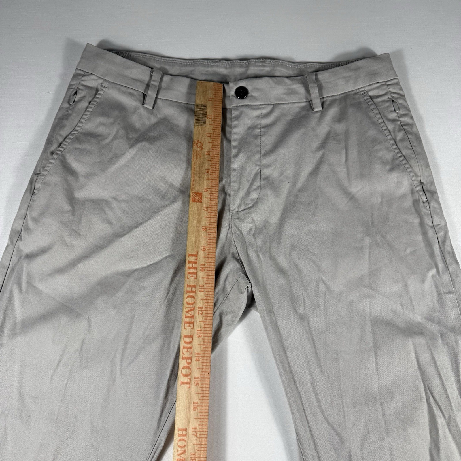 Bird Dogs Pants Men's 34x32 Boom For Your Boomstick Chino Stretch Off White