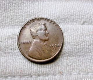 1924 D Denver Mint Copper Lincoln Wheat Cent