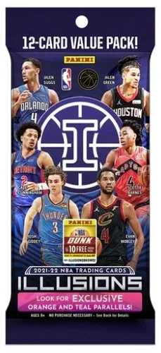 2021/22 PANINI ILLUSIONS BASKETBALL JUMBO VALUE 20-PACK BOX