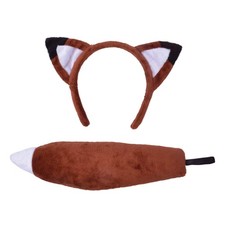 Fantastic Mr Fox Set Ears with Tail Instant Costume