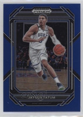 2023-24 Panini Prizm Draft Picks Blue Prizm 162/199 Jayson Tatum #51 6o3