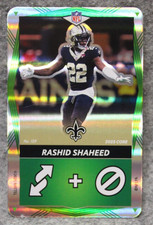 Rashid Shaheed 2025 NFL UNO Elite Core Edition Green Foil Card #159