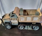 Vintage 1986 Steel Monsters Destroyer Dump Truck Tank Tonka