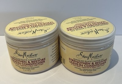2   Jamaican Black Castor Oil Strengthen & Restore Leave-In Conditioner 11oz Ea