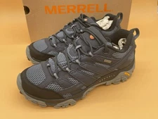 Size 10 M Merrell Men Moab 2 GTX Hiking Shoes Navy Marine Medium 