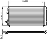 Valeo 814187 Kondensator, Klimaanlage FüR Renault