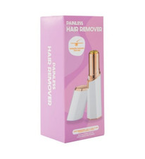 Painless Precision Facial Shaver for Women, Foil Head 1 Head, White Pink Gold