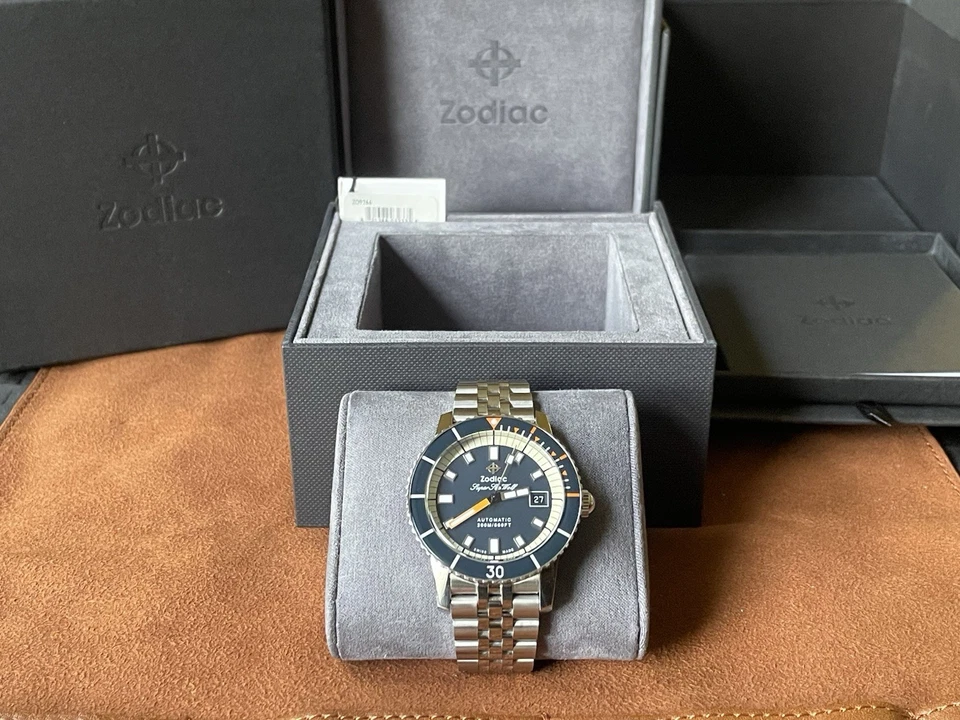 Reloj Hombre Zodiac Super Sea Wolf Azul - ZO9266 Foto 3 de 4