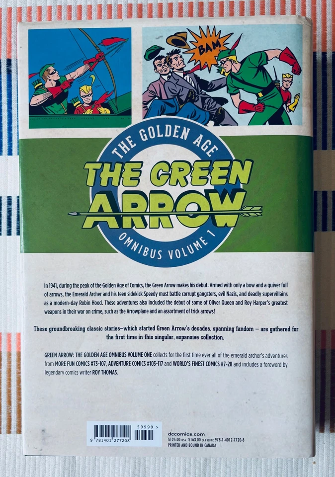 Green Arrow Golden Age Omnibus Vol. 1 (2017) 1-е издание комиксов DC (784 страницы) очень хорошее состояние+ - Изображение 2 из 4