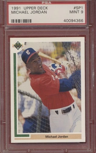1991 Upper Deck #SP1 Michael Jordan White Sox PSA 9 Mint