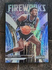 2022 Prizm Draft Picks Fireworks FW-MW Mark Williams Mojo /25