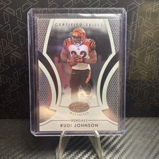 2007 Leaf Certified Materials Rudi Johnson Certified Skills /1000 #CS-9