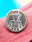 M6 Metals Los Angeles - 1 oz .999 Fine 'Repose' Antiqued Toned Silver Round