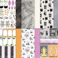 Spooky Sweet 12" x 12" Designer Paper Pack NEW Stampin' UP